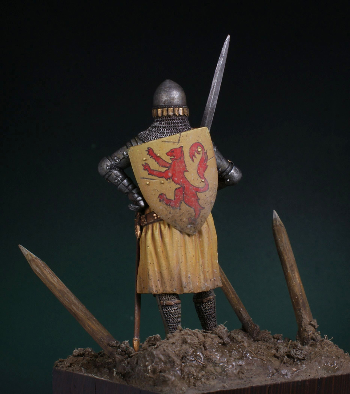 Figures: English knight. Battle of Crecy, photo #3