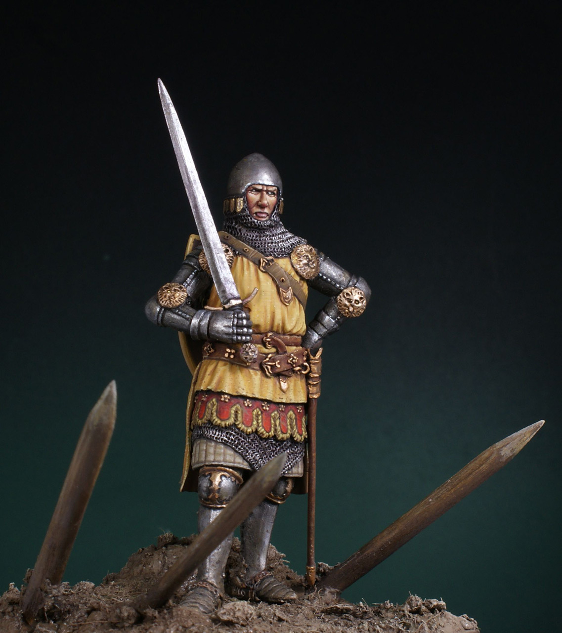 Figures: English knight. Battle of Crecy, photo #5