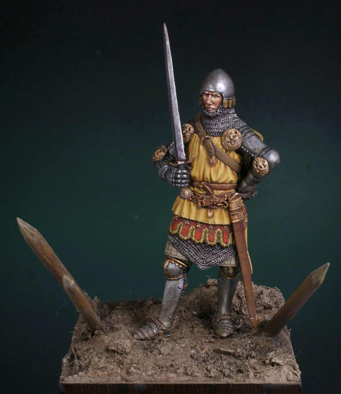 Figures: English knight. Battle of Crecy, photo #6