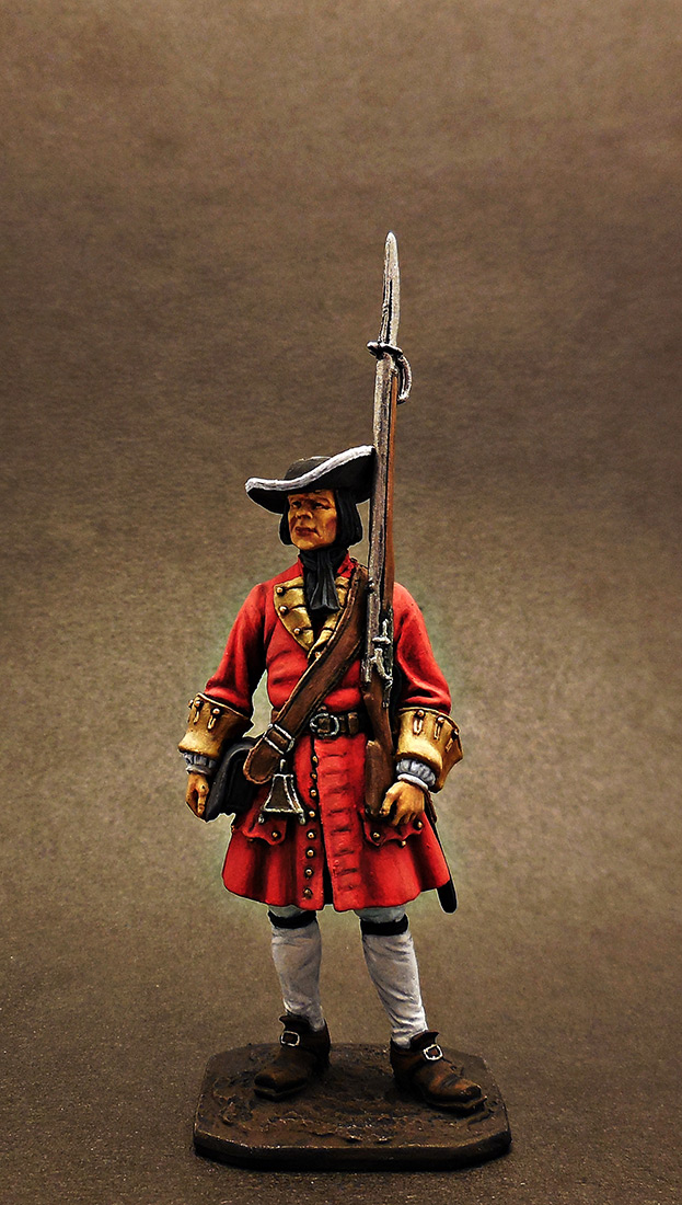 Figures: Fusilier, Butyrsky regt., 1702-06, photo #1