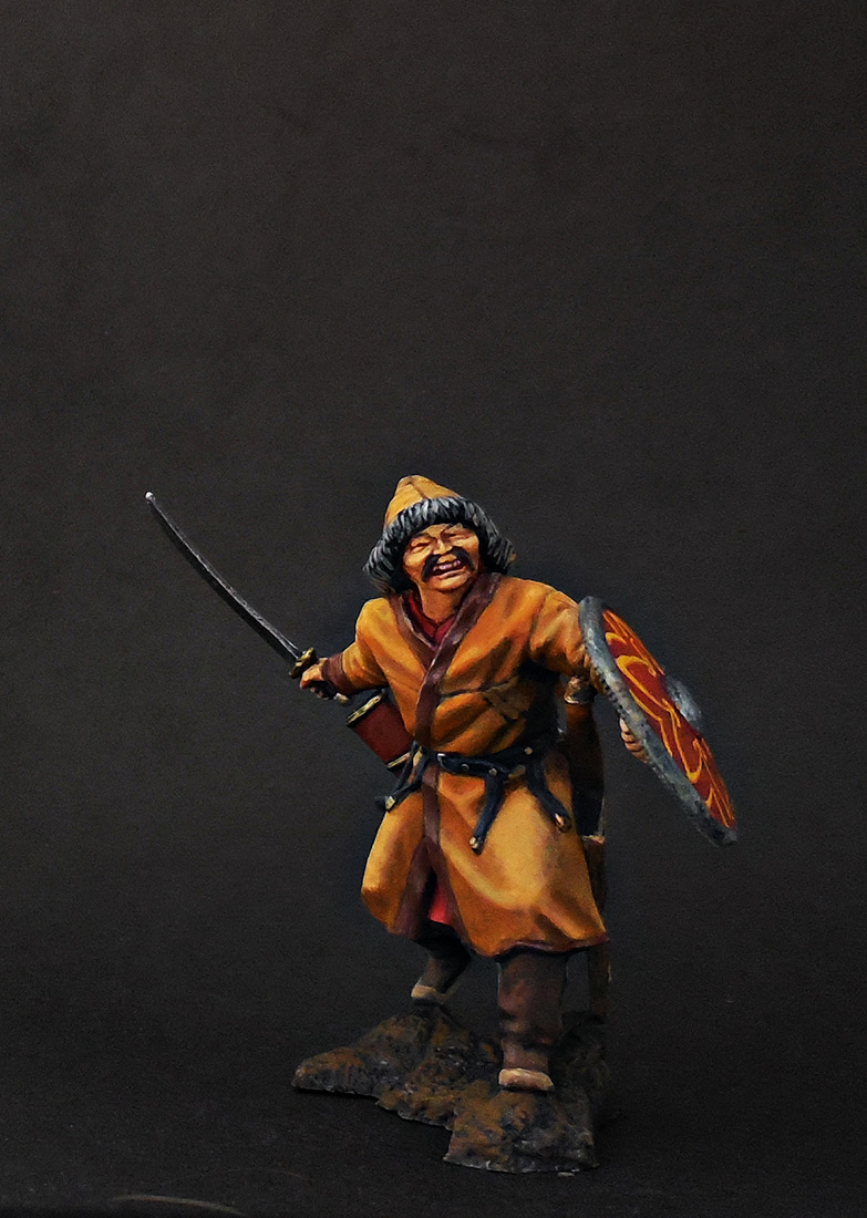 Figures: Golden Horde warrior, 14 A.D., photo #1