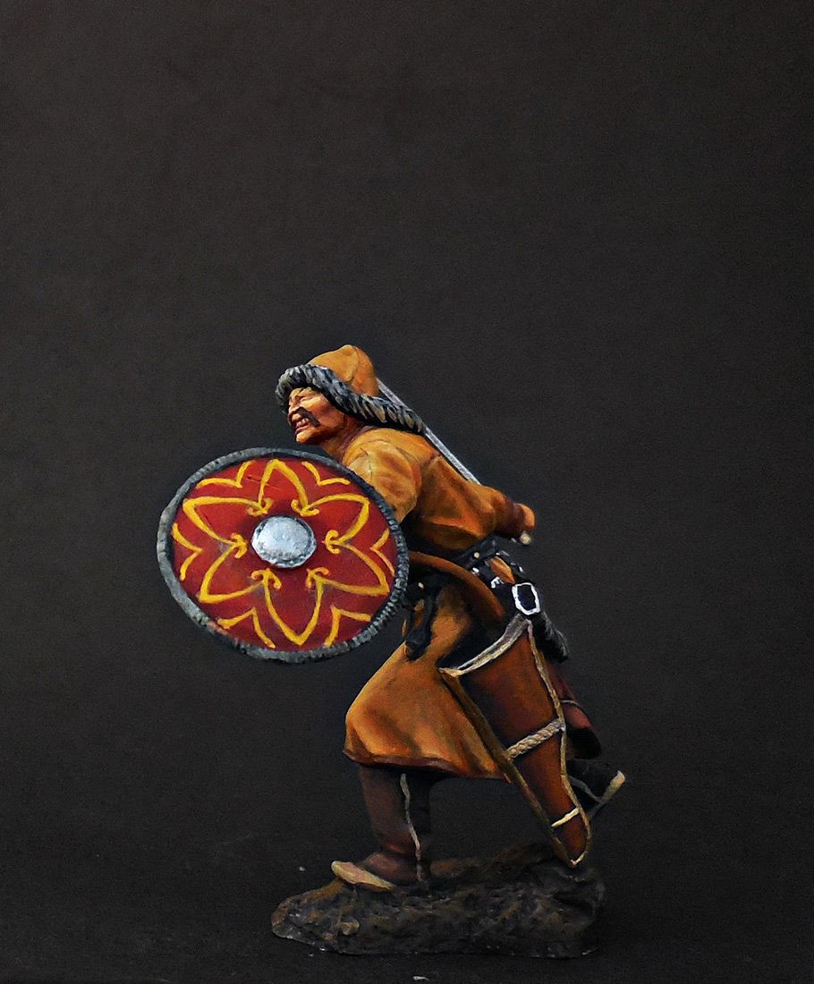 Figures: Golden Horde warrior, 14 A.D., photo #2