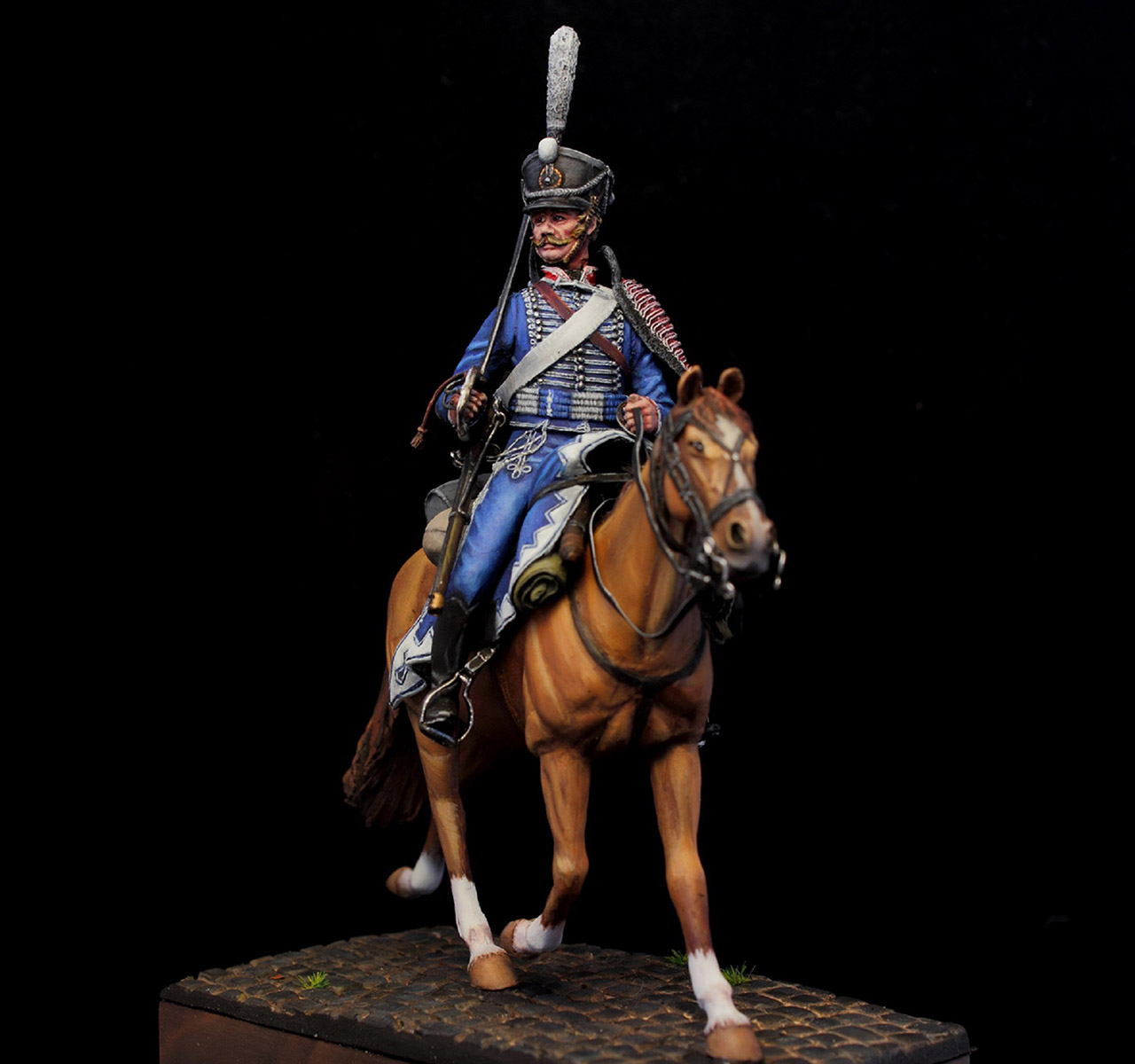 Figures: Hussar, Belorussian hussar regt., 1812, photo #1