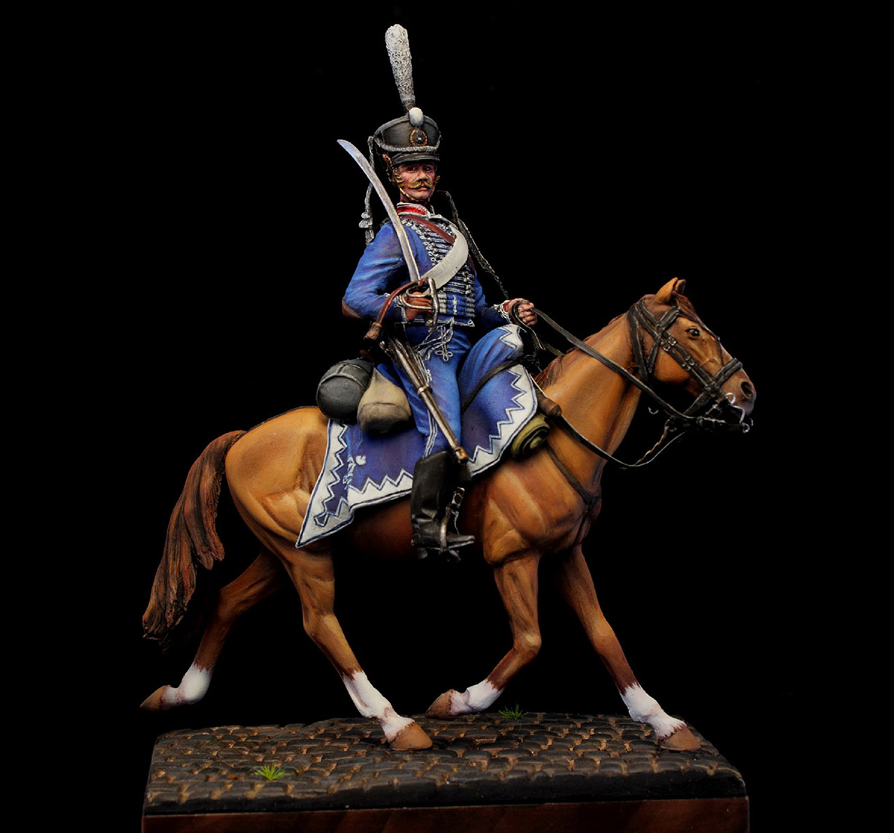 Figures: Hussar, Belorussian hussar regt., 1812, photo #11