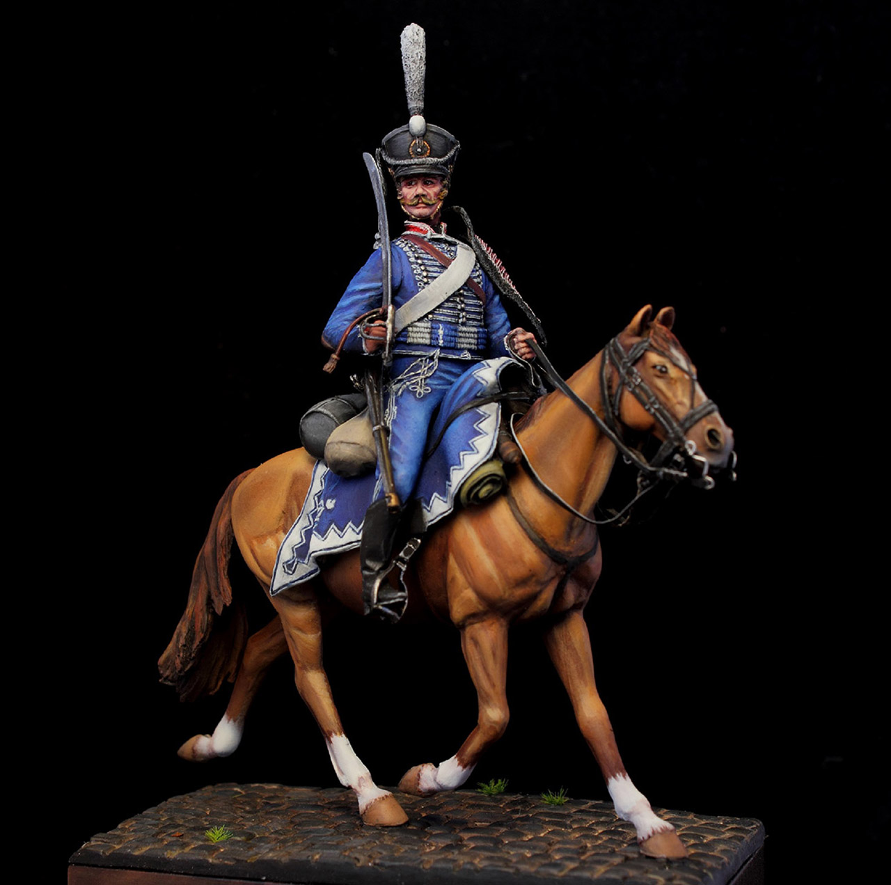 Figures: Hussar, Belorussian hussar regt., 1812, photo #3