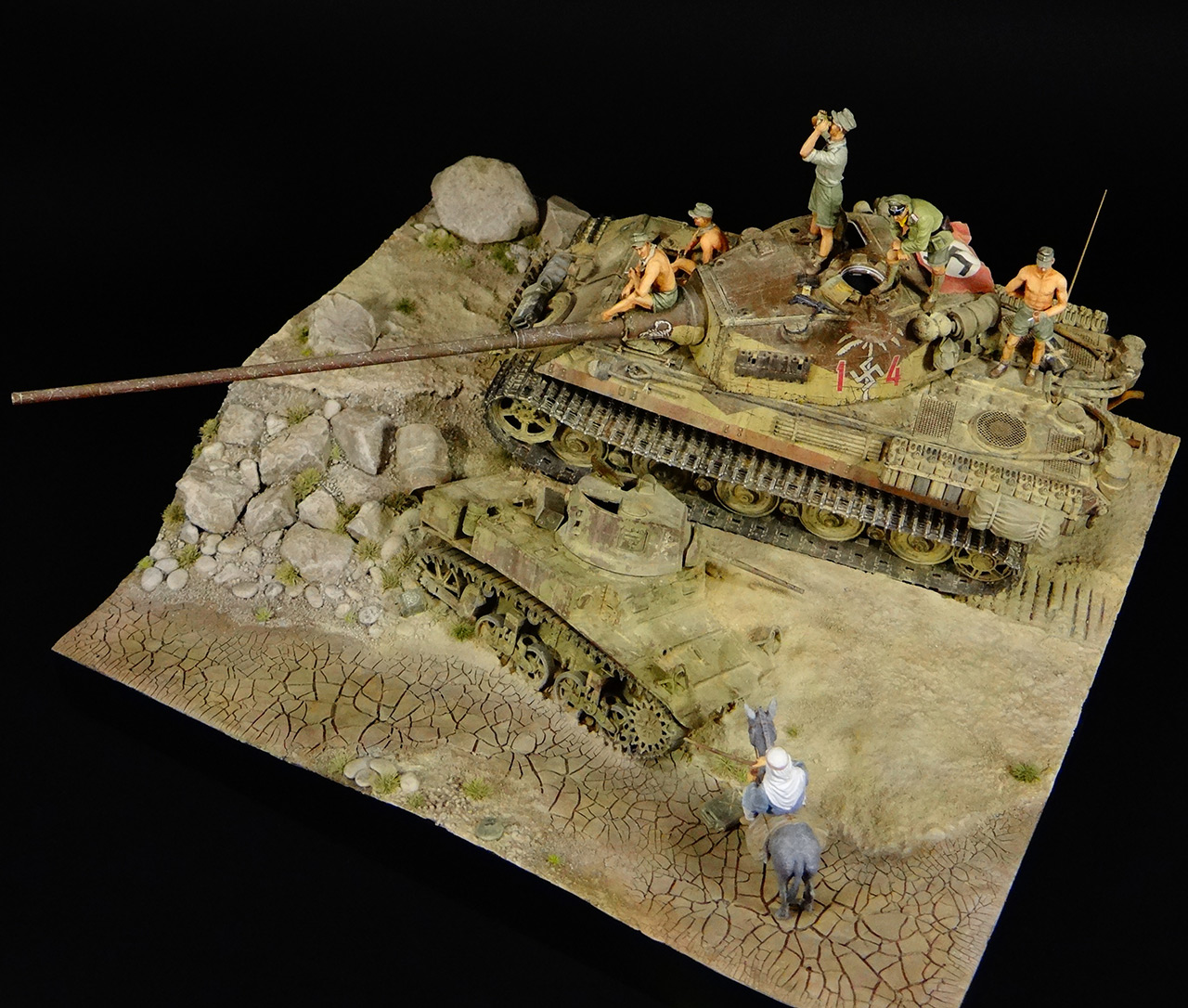 Dioramas and Vignettes: King Tiger in Africa (what if), photo #2
