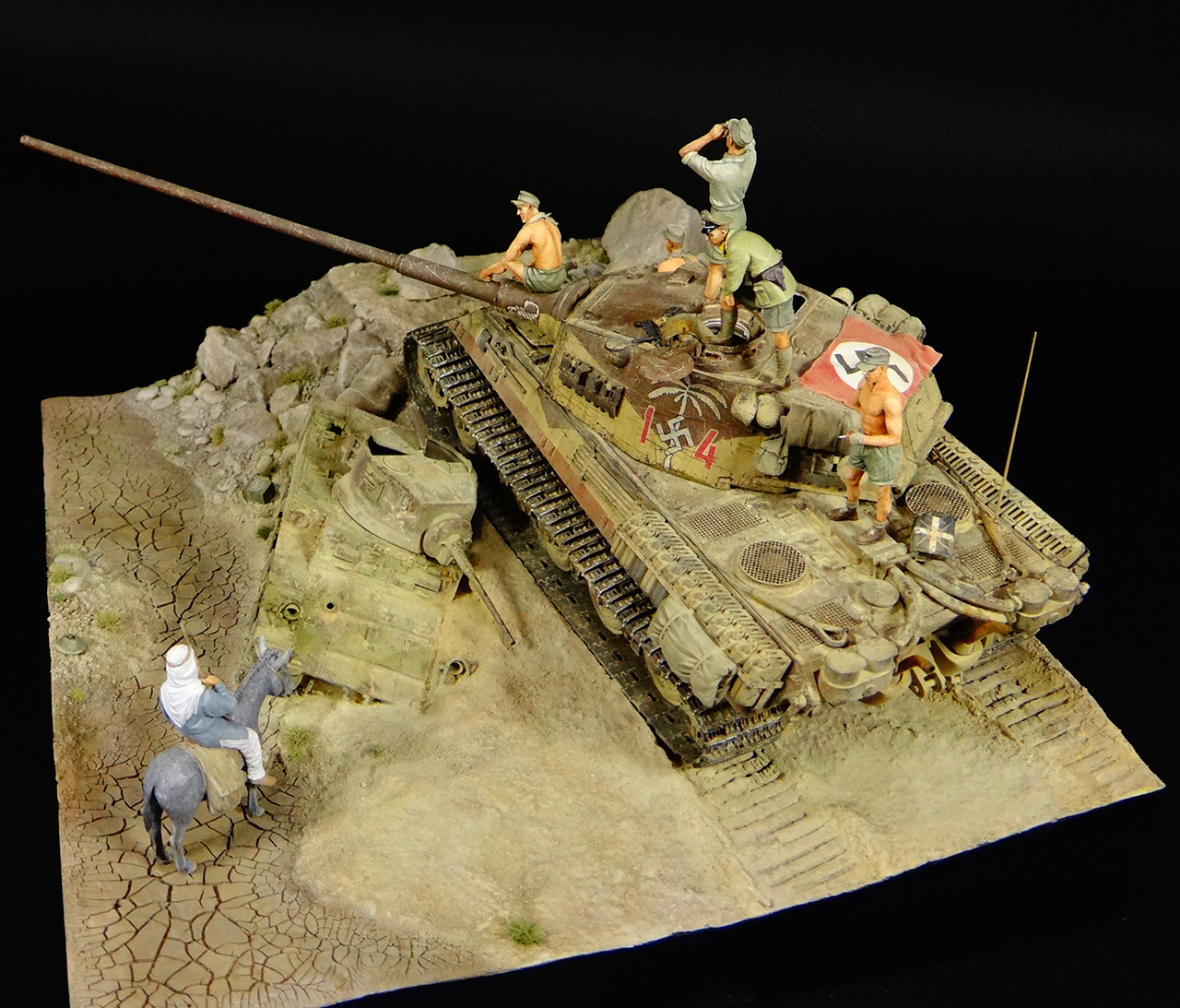 Dioramas and Vignettes: King Tiger in Africa (what if), photo #3