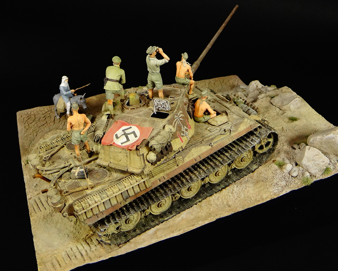 Dioramas and Vignettes: King Tiger in Africa (what if), photo #4