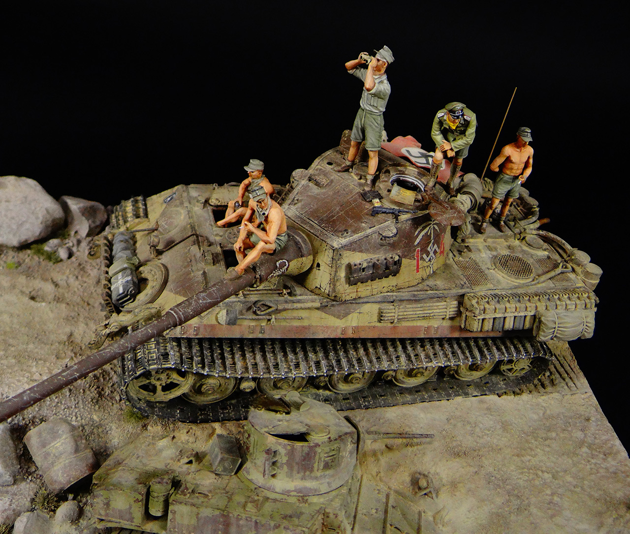 Dioramas and Vignettes: King Tiger in Africa (what if), photo #5