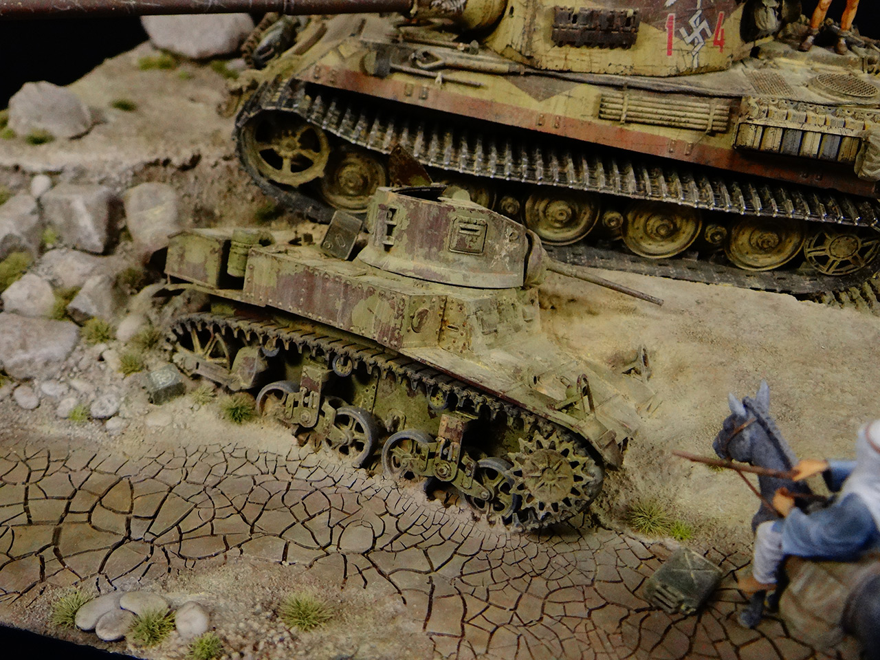 Dioramas and Vignettes: King Tiger in Africa (what if), photo #6