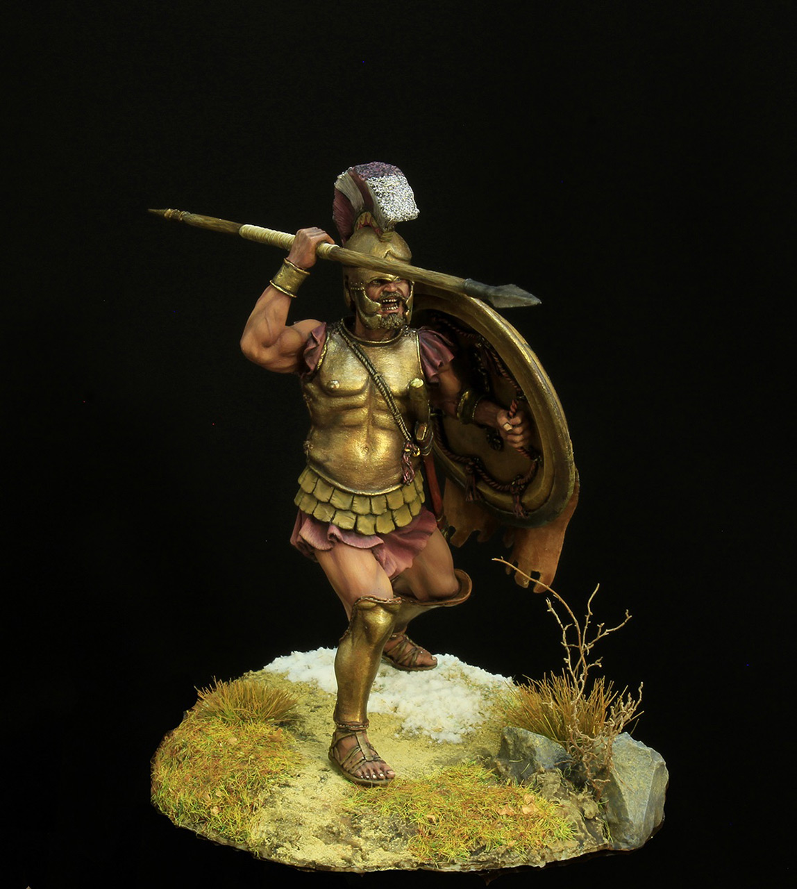 Figures: Greek hoplite, 5th BC, photo #7