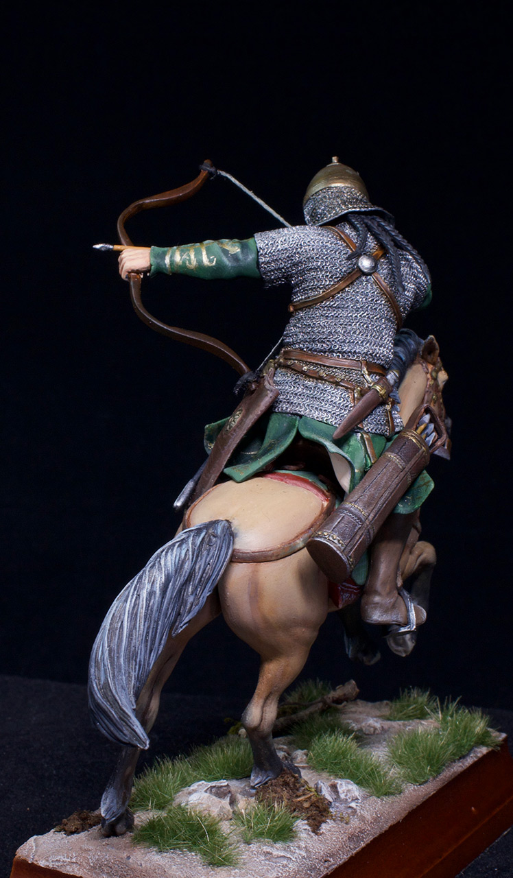 Figures: Polovets mounted archer, 13th cent., photo #6