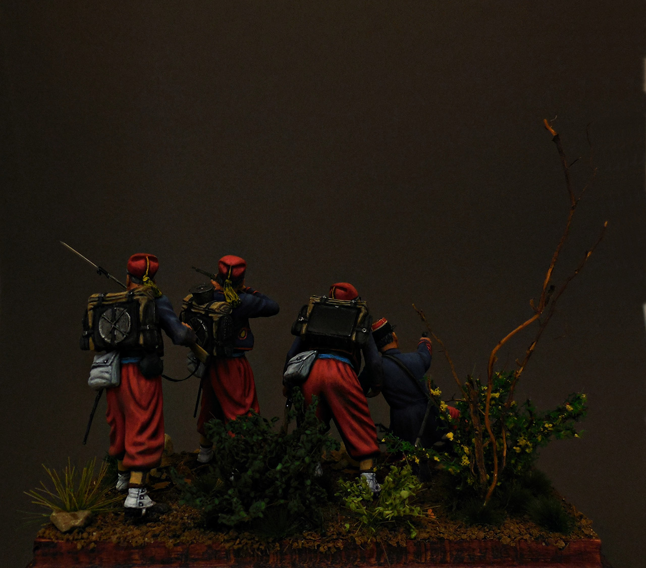 Figures: French zouaves, 1914, photo #5