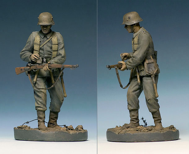 Figures: German Assault Trooper, 1917