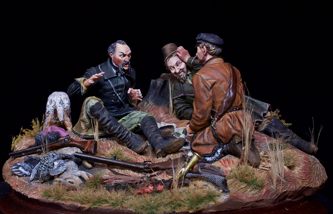 Dioramas and Vignettes: Hunters at rest, photo #10