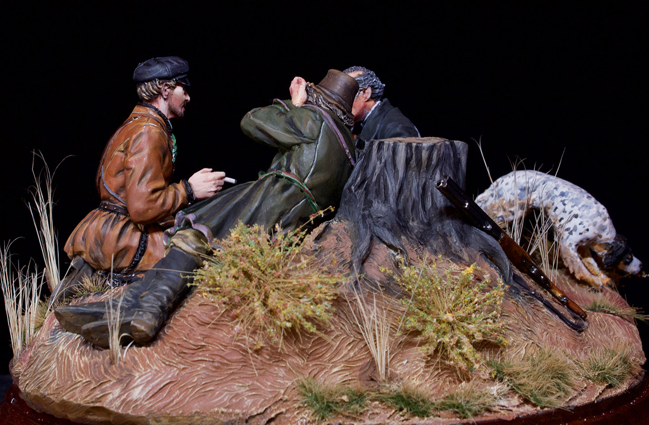 Dioramas and Vignettes: Hunters at rest, photo #11