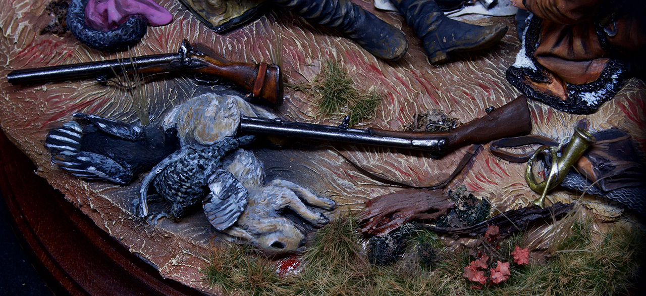 Dioramas and Vignettes: Hunters at rest, photo #13