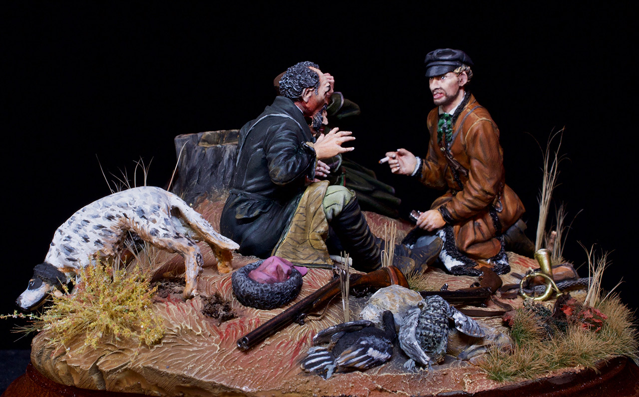 Dioramas and Vignettes: Hunters at rest, photo #2