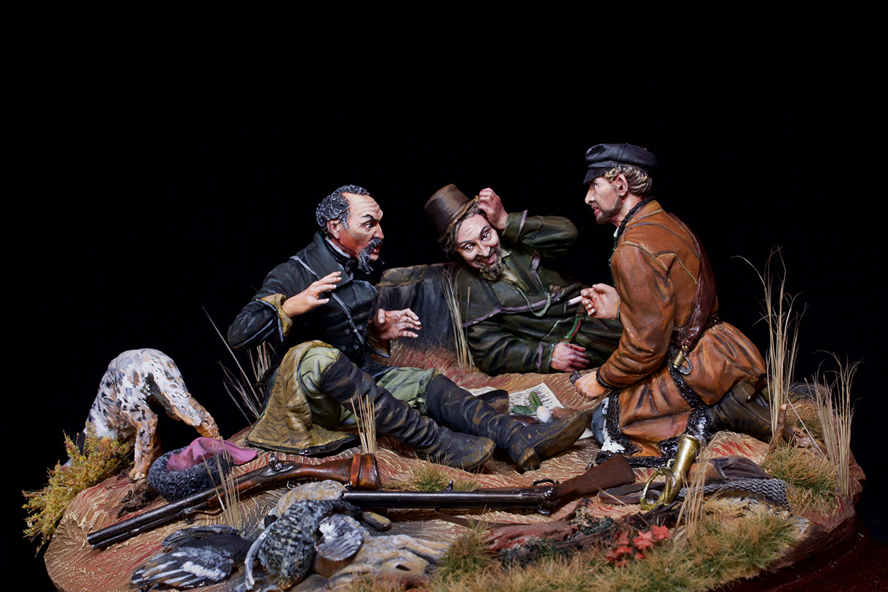 Dioramas and Vignettes: Hunters at rest, photo #3