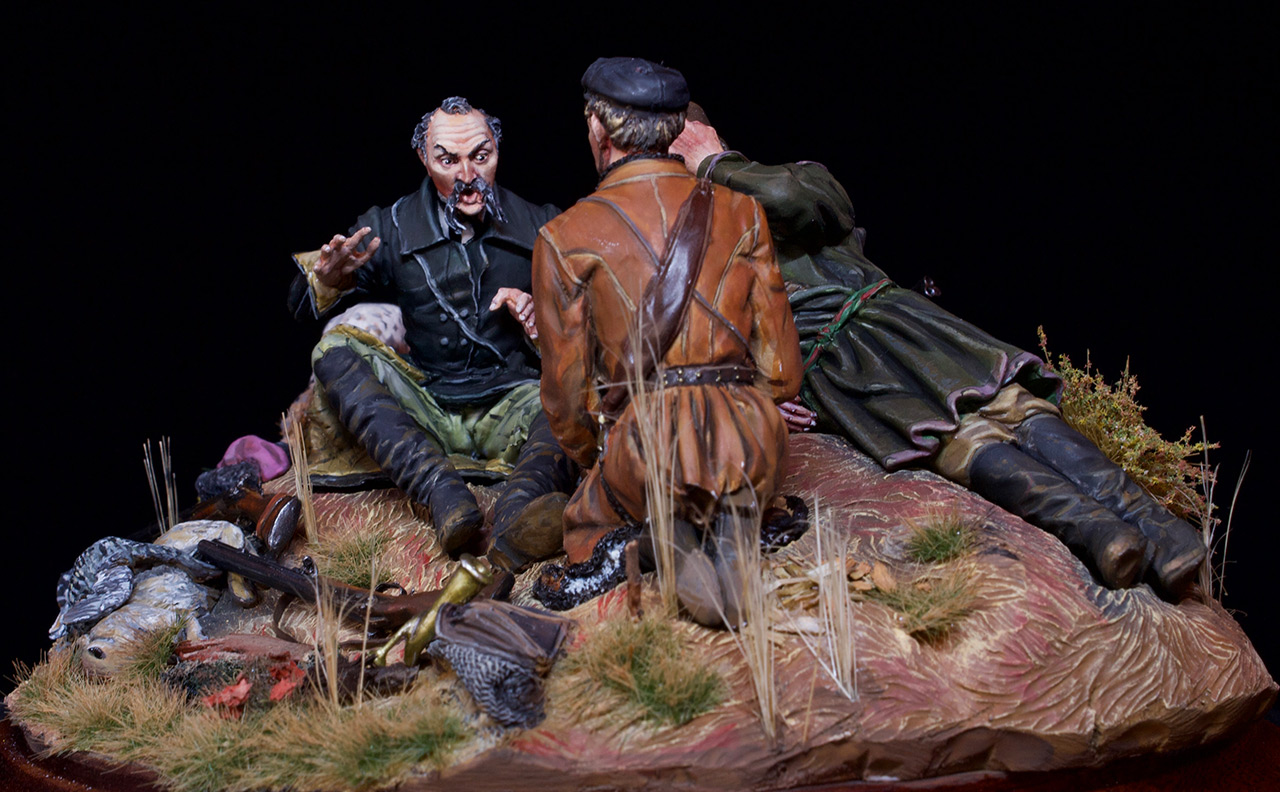 Dioramas and Vignettes: Hunters at rest, photo #4