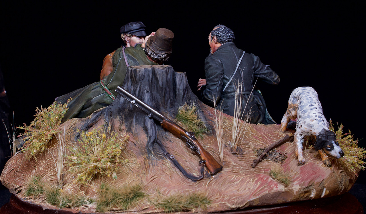 Dioramas and Vignettes: Hunters at rest, photo #6