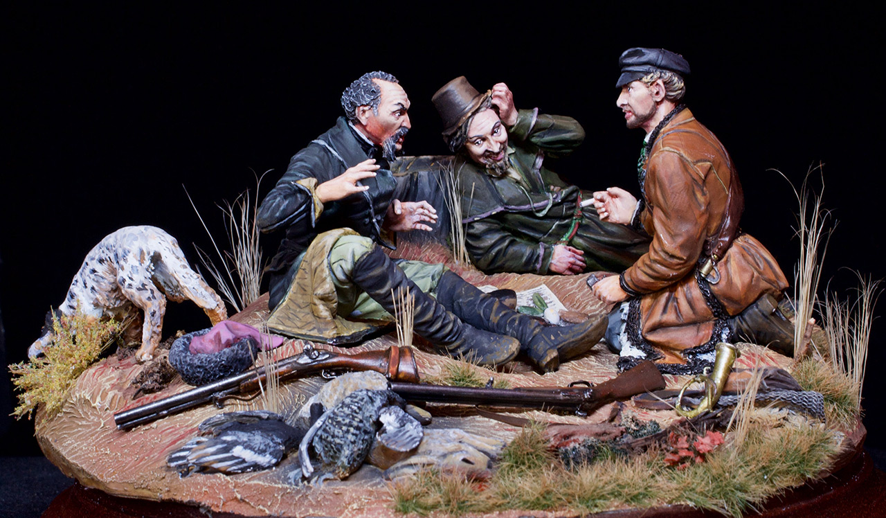 Dioramas and Vignettes: Hunters at rest, photo #7