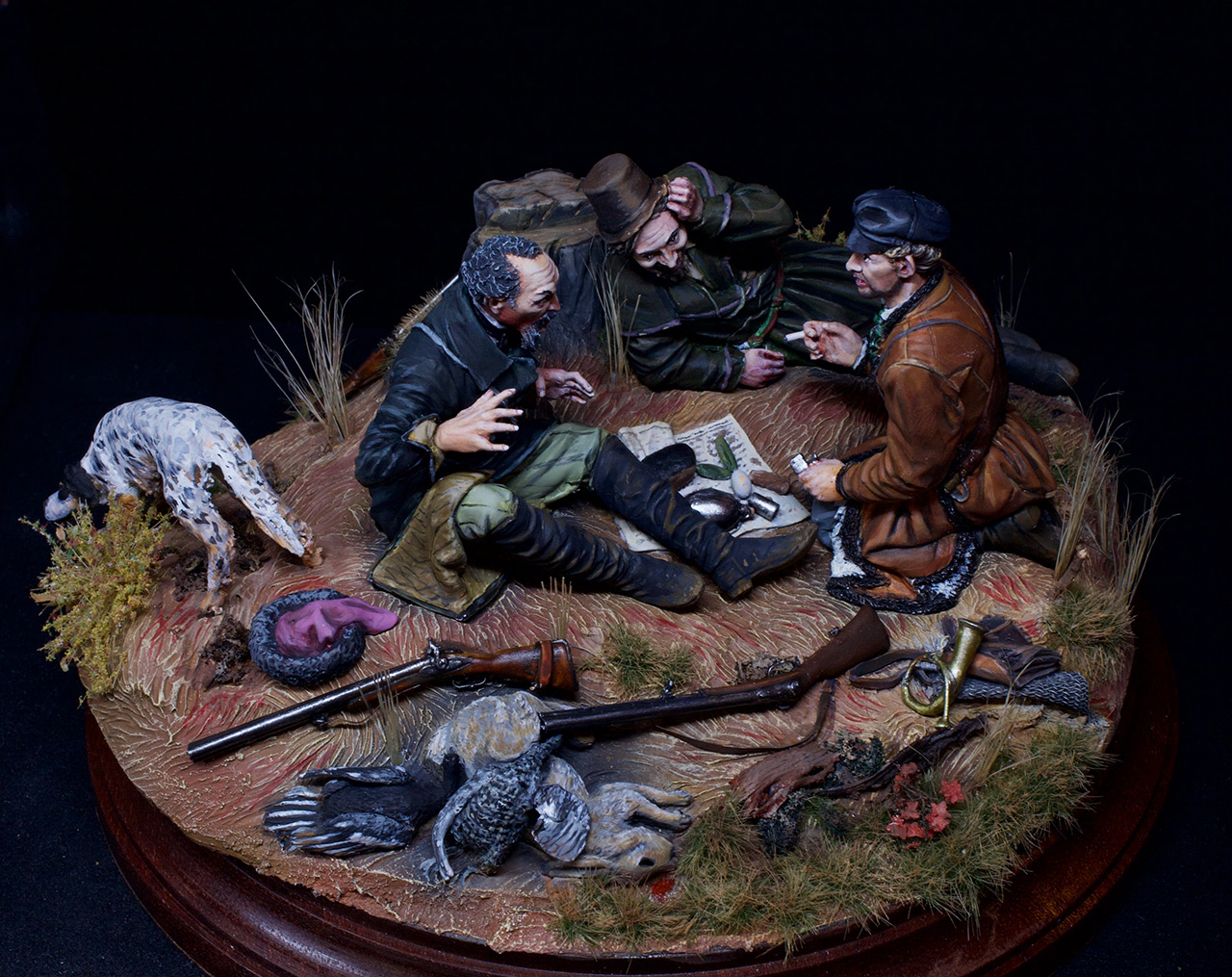 Dioramas and Vignettes: Hunters at rest, photo #9