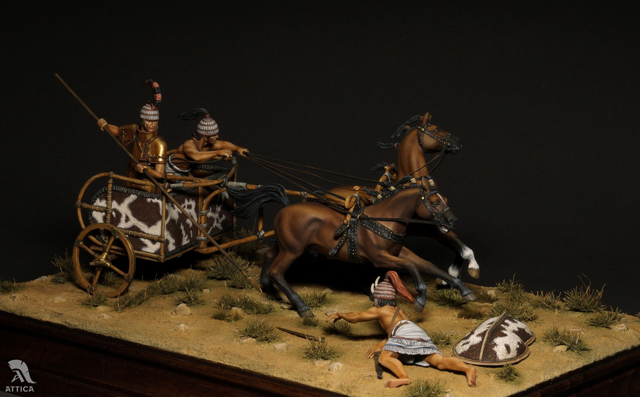 Dioramas and Vignettes: Mycenaean chariot, photo #10