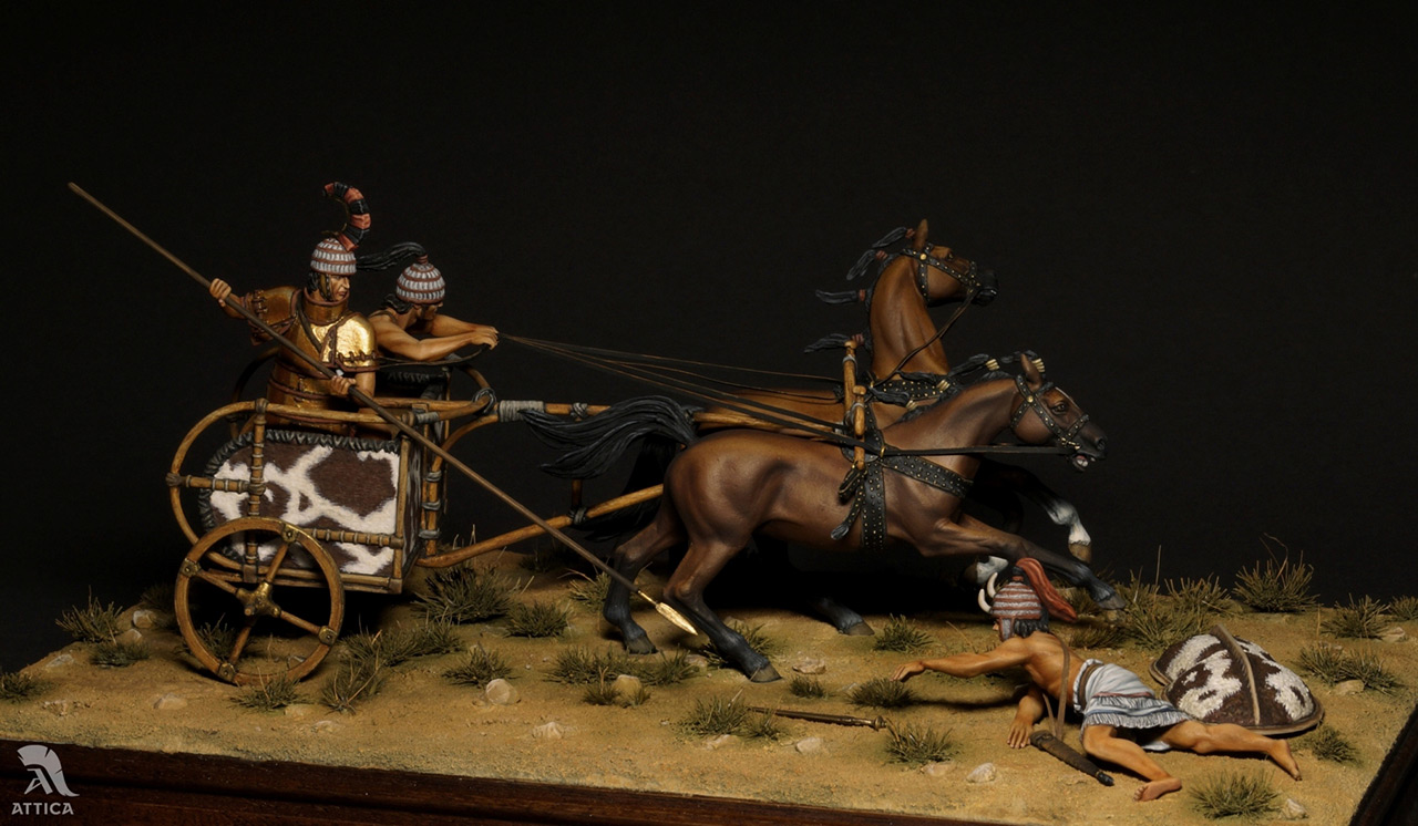 Dioramas and Vignettes: Mycenaean chariot, photo #11