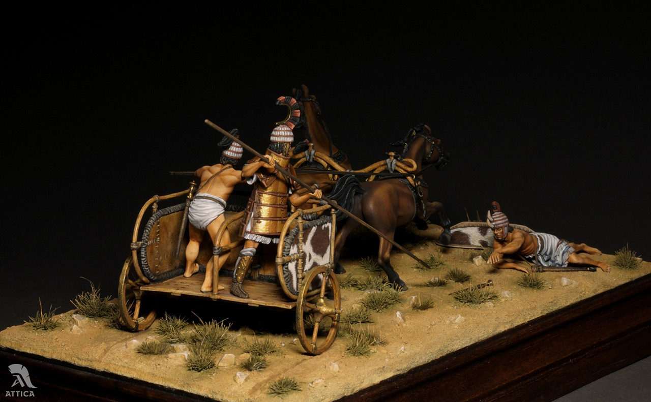 Dioramas and Vignettes: Mycenaean chariot, photo #3