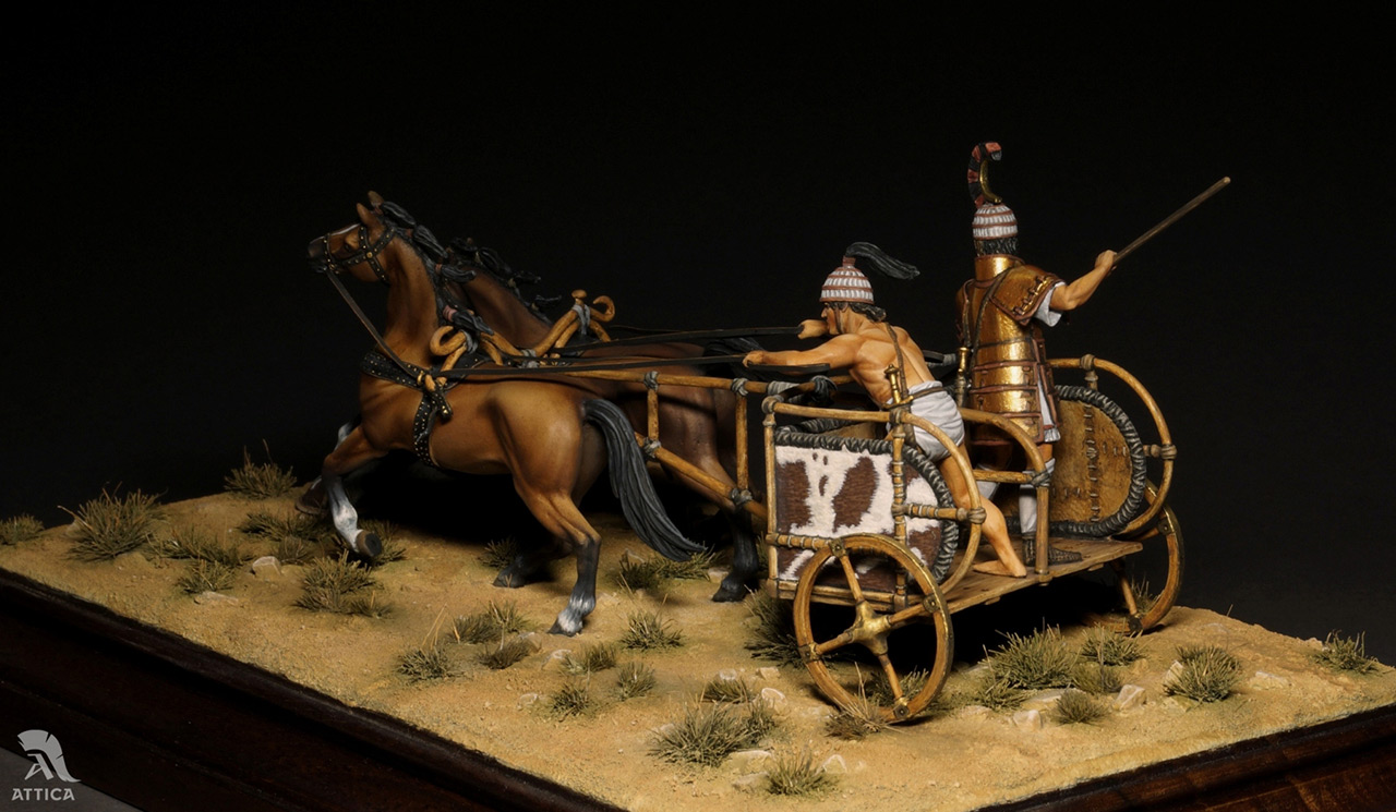 Dioramas and Vignettes: Mycenaean chariot, photo #4