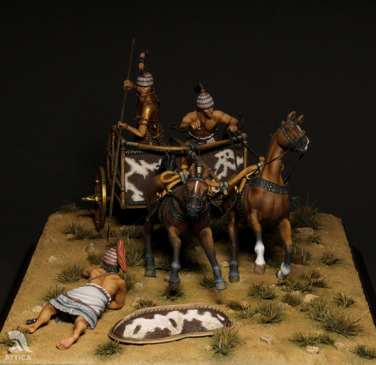 Dioramas and Vignettes: Mycenaean chariot, photo #9