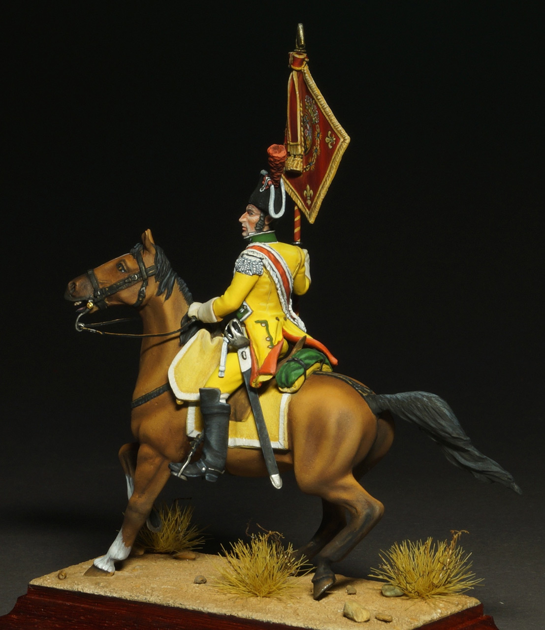 Figures: Standard bearer, Villaviciosa dragoons, photo #10