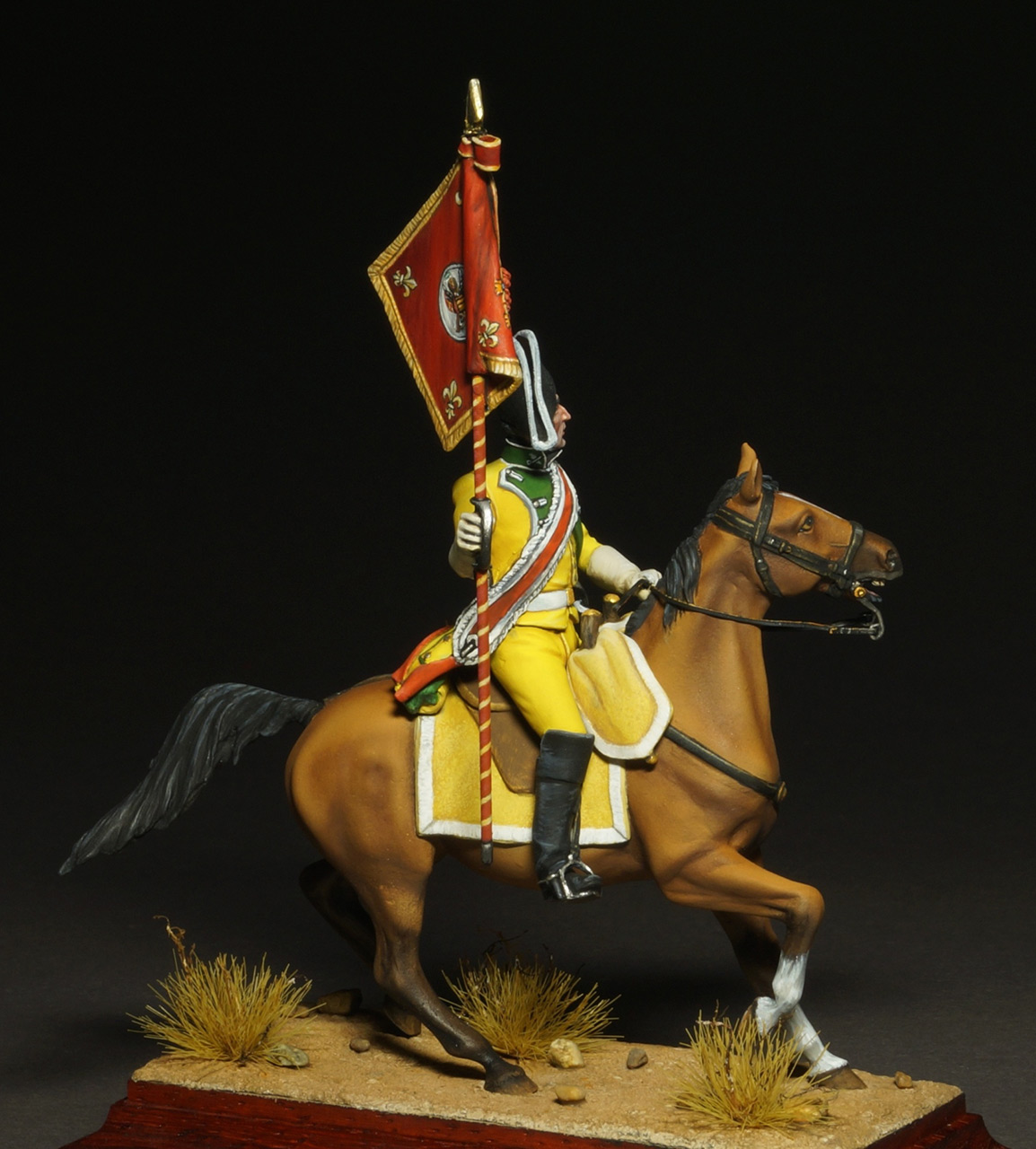 Figures: Standard bearer, Villaviciosa dragoons, photo #5