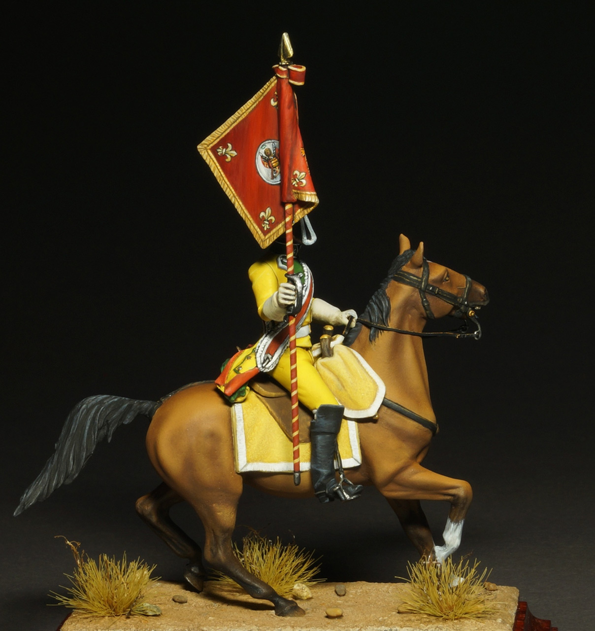 Figures: Standard bearer, Villaviciosa dragoons, photo #6