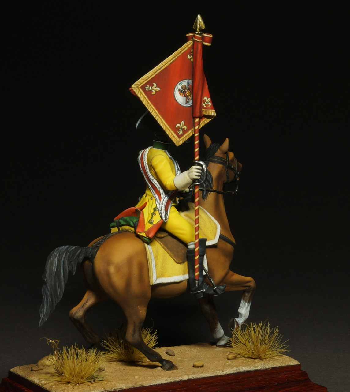 Figures: Standard bearer, Villaviciosa dragoons, photo #7