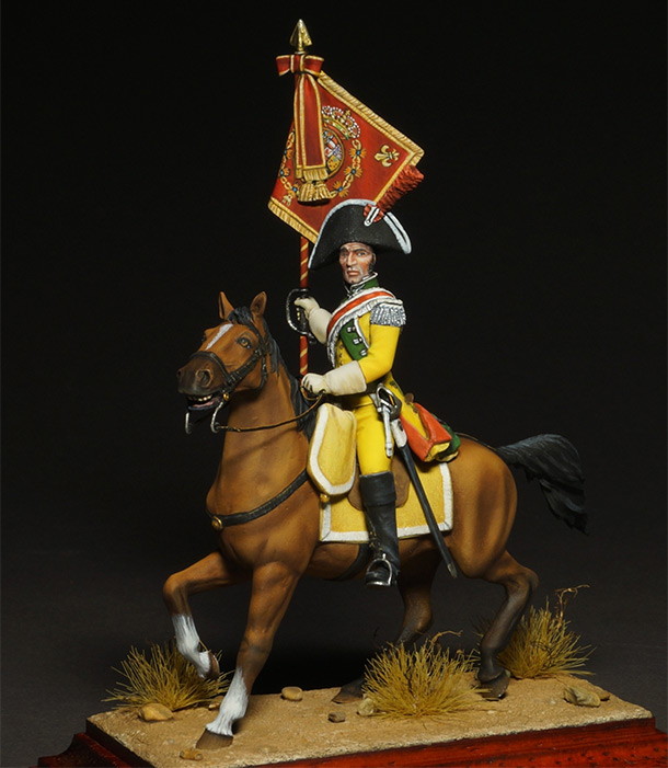 Figures: Standard bearer, Villaviciosa dragoons