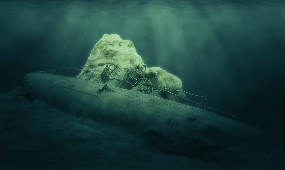 Dioramas and Vignettes: U-boot Type IIB. Undersea war, photo #1