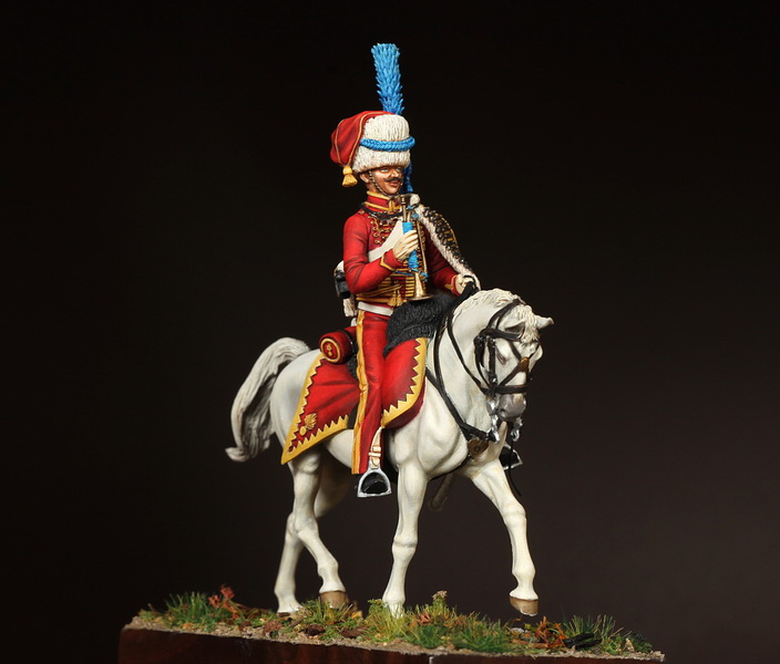 Figures: Bugler, Elite company, 9th Hussars, photo #3