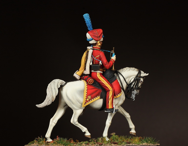 Figures: Bugler, Elite company, 9th Hussars, photo #9