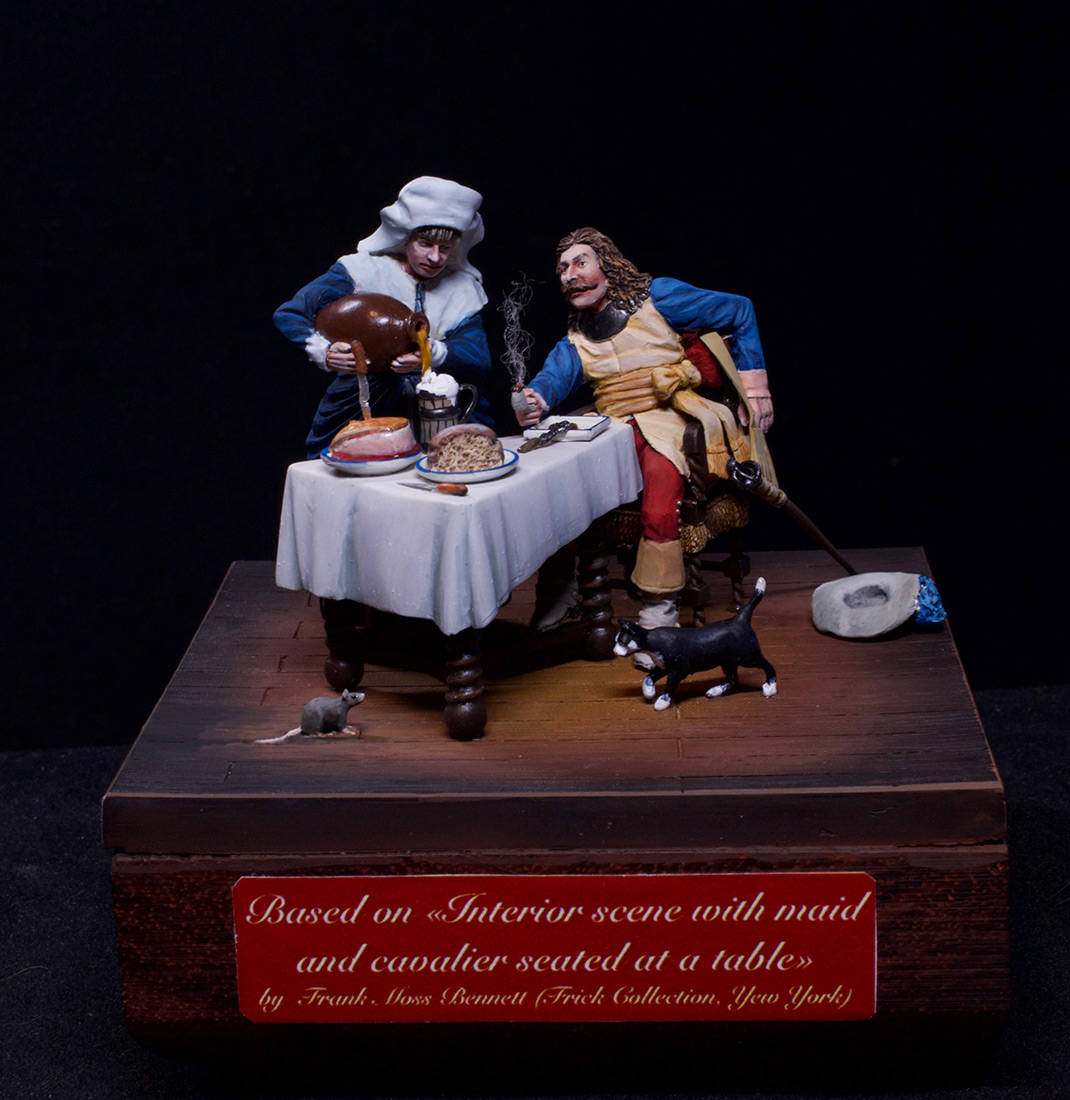 Dioramas and Vignettes: Waitress and cavalier, photo #1