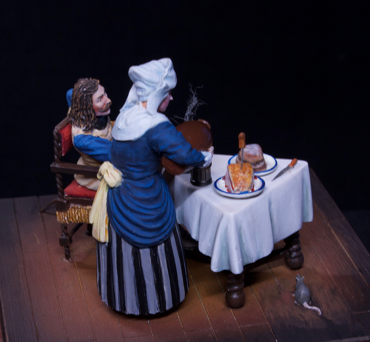 Dioramas and Vignettes: Waitress and cavalier, photo #12