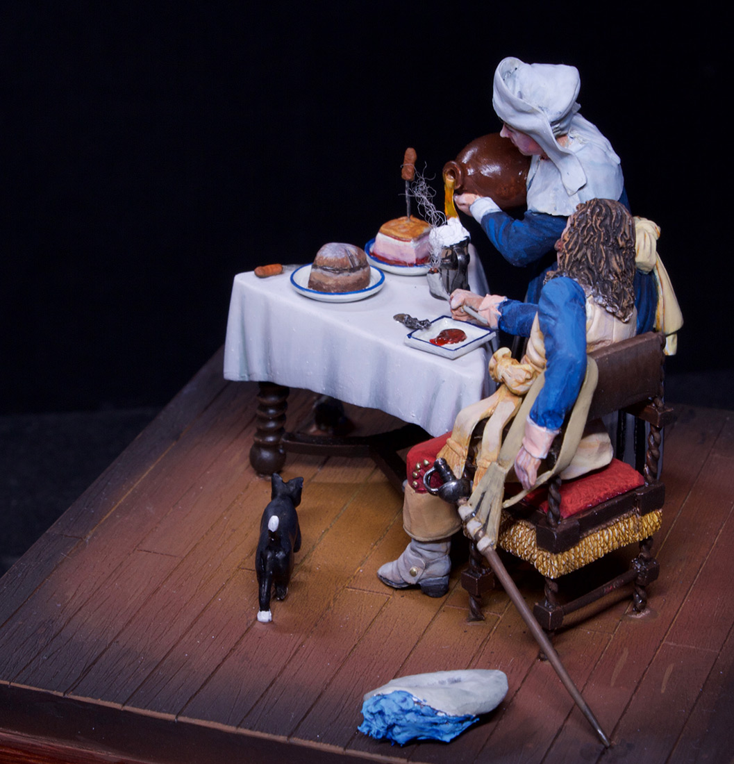 Dioramas and Vignettes: Waitress and cavalier, photo #15