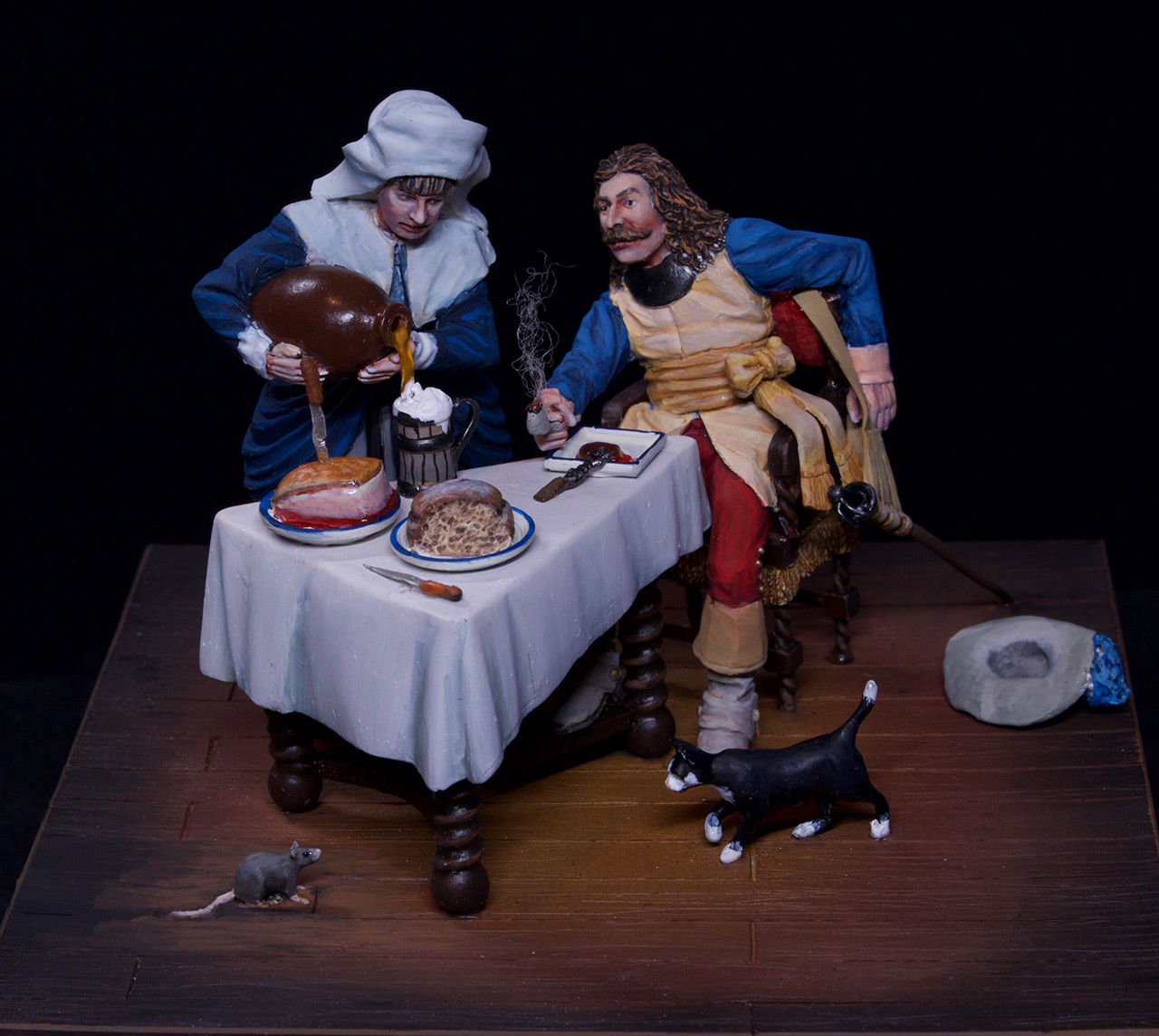 Dioramas and Vignettes: Waitress and cavalier, photo #3