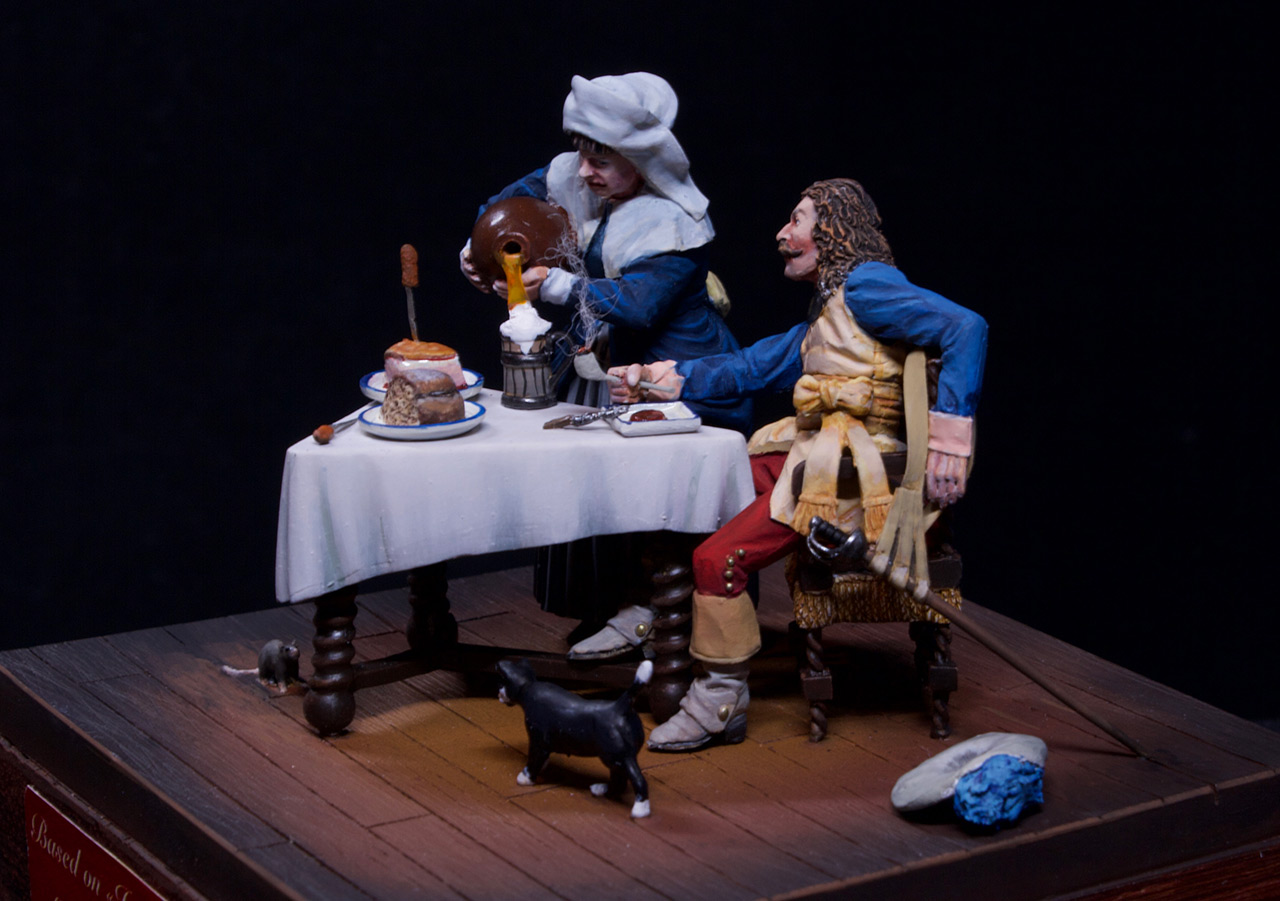 Dioramas and Vignettes: Waitress and cavalier, photo #5