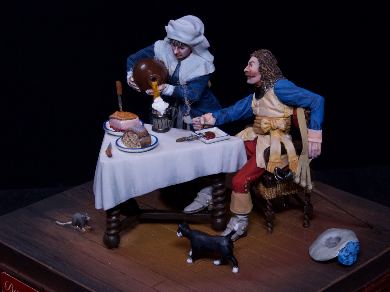 Dioramas and Vignettes: Waitress and cavalier, photo #7