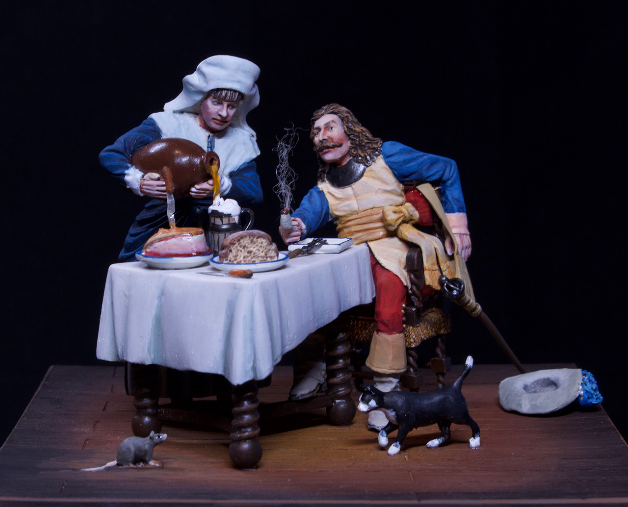 Dioramas and Vignettes: Waitress and cavalier, photo #9