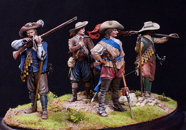 Figures: Musketeers, 1630