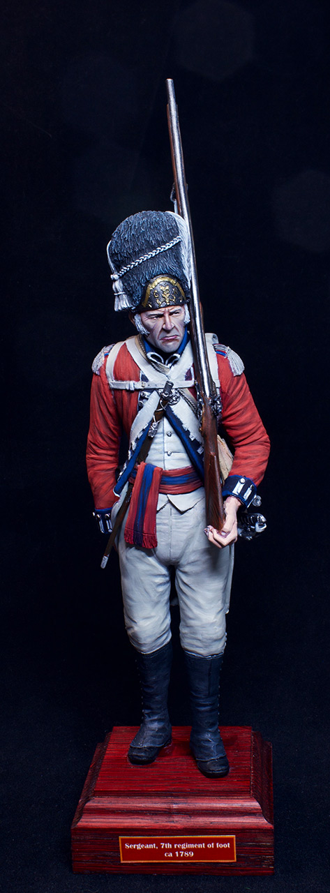 Figures: Sergeant, 7th infantry, 1789, photo #1