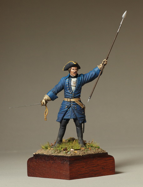 Figures: Swedish infantry officer, 1700-1721, photo #1